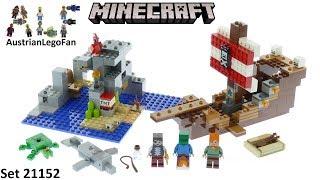 Lego Minecraft 21152 The Pirate Ship Adventure - Lego 21152 Speed Build