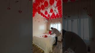 Romantic room decoration for wife| romantic room decoration| romantic decoration for birthday|