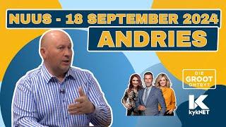 Koerantbespreking | Andries Cornelissen - Bulletin |  18 September  2024