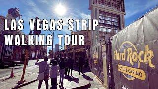 Las Vegas Strip Walking Tour - Empty Fashion Show Mall, Trump Tower, Mirage Demo Update & More