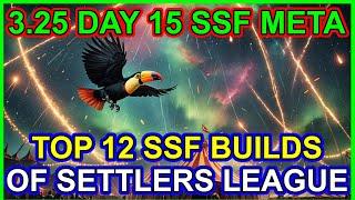 POE 3.25 Top 12 Builds - SSF Settlers League Meta Day 15 - Path of Exile Settlers of Kalguur