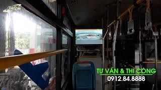 DQ Việt Nam Nhận Lắp đặt 3 LCD 32" wifi trên xe bus đón khách tại Sân bay Nội Bài.