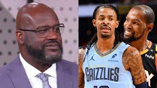 SHAQ & TNT Crew reacts to Grizzlies vs Suns Highlights