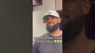 Lebron’s reaction to the VIRAL songs made about him! 