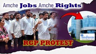 Amche Jobs Amche Rights | Indoco Protest | recruitment | RGP | Goa