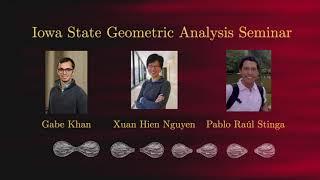 Iowa State Geometric Analysis Seminar