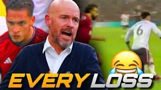 EVERY TEN HAG LOSS AS MANCHESTER UNITED MANAGER: The Worst Manager Ever