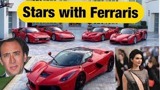 Celebrities who drive a ferrari