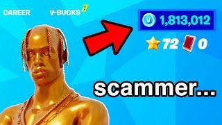 I Exposed Fortnite's Biggest Scammer...