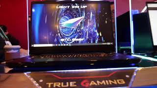 MSI GE66 Raider Mystic Light Bar in Action