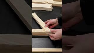 Cutting lap joints on a miter saw | #shorts