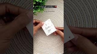 Handmade card for your loved ones | easy gift card ideas #diy #craft #handmade #giftideas #couple