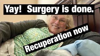 BREAST CANCER UPDATE - Yay!  Home from surgery.