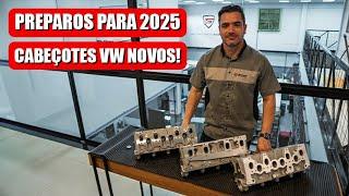 CHEGARAM CABEÇOTES VW E MATERIAIS NOVOS, PREPAROS PARA 2025!