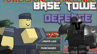 Melee and support towers vs base tower defense simulator [Roblox]