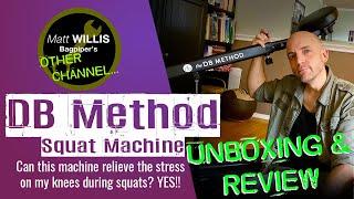 Unboxing! The DB Method Squat Machine/Bench. Unboxing, setup, and initial thoughts!