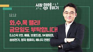 [시장함께읽기] 12월 12일, 화,수,목 랠리! 금요일도 부탁합니다!(나스닥 2만, 애플, 브로드컴, SK팜테코, 삼성전기, 양자 컴퓨터, 에너지 전환)