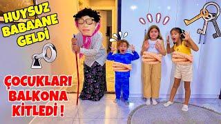 KUZEY ELİF HUYSUZ BABAANE GELDİ ‼️ ÇOCUKLARI BALKONA KİTLEDİ !! NAPCAZ ??