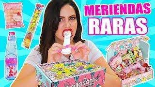 Probando MERIENDAS de CAJA MISTERIOSA! Dulces Asiáticos RAROS - SandraCiresArt