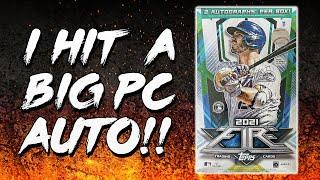 BIG PC AUTO PULLED!!!  | 2021 Topps Fire Hobby Box  [Target Exclusive]