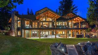 Timber Frame Luxury Estate | One Acre Lakefront Property | Canada Home Tour