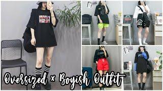 Oversized T shirts × Boyish Outfits | Coco Stuffs