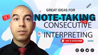 Interpreting and note-taking example | Consecutive Interpreting