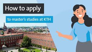 How to apply | Master's studies at KTH Royal Institute of Technology