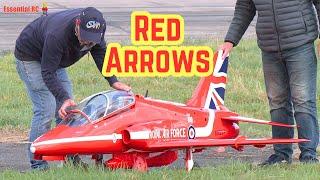 PRE-SHOW TEST FLIGHT ! BAe Hawk Red Arrows Turbine Jet