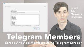 Telegram Scraper  2024 | Telegram Scraper software download