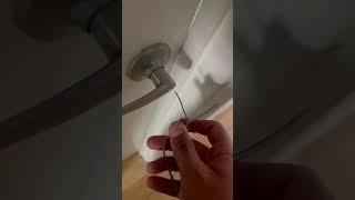 How to unlock your berdroom/bathroom door without a key