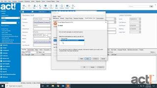 Act! Training Video - Configuring Outlook Integration