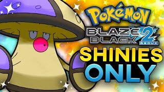 The HARDEST Ds Rom Hack But with Only SHINY Pokemon! (Blaze Black 2 Redux)