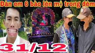 Nóng, 6 bào cho đàn em HBD lên mộ trong đêm ,  gặp ae ở mộ bỏ chạy mất dép..???