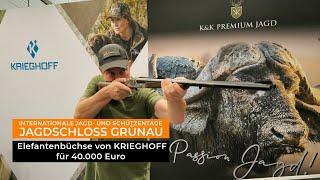 Internationale Jagd & Schützentage Grünau 2024: Krieghoff Doppelbüchse im Kaliber 500 Nitro Express