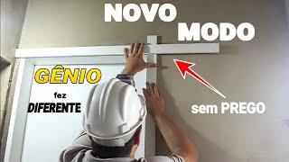 sem PREGO.. Agora você Deixa sua PORTA Linda C/ NOVO MÉTODO PRA COLOCAR GUARNIÇÃO/ALIZAR