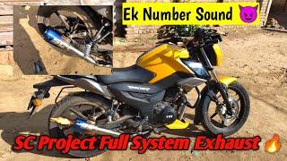 SC Project Full System Exhaust || Install Tvs Raider 125 CC