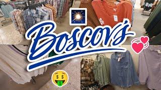 SHOP WITH ME - BOSCOVS - GOOD PRICES FOR GOOD CLOTHING - FLANNEL - SWEATERS - PLAID - FALL ATTIRE