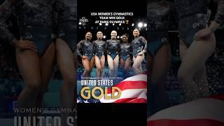 USA Women’s Gymnastics Team Win GOLD At Paris Olympics 2024! #ParisOlympics