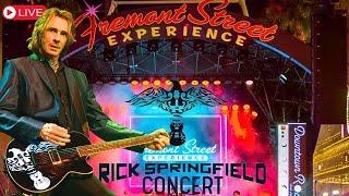 LIVE LAS VEGAS Fremont St RICK SPRINGFIELD Concert 