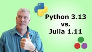 Python 3.13 vs. Julia 1.11 with Word Frequencies