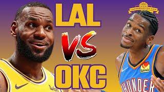 LIVE Lakers vs Thunder!