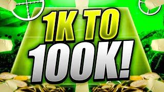 HOW TO GO FROM 1K TO 100K IN FIFA 20 FAST! (FIFA 20 Ultimate Team)