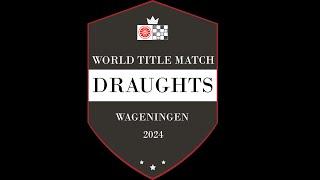 Game 6 World Title Match Draughts 2024