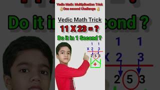 Vedic math trick | Multiply by 11 | Arnav Nayak | #mathtricks