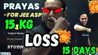 15 kg loss in just 15 days story | Challenge video | saleem sir | pw | story video |