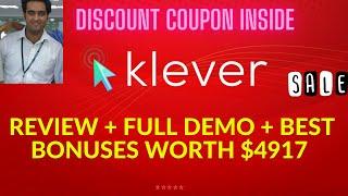 Klever Review Demo And Bonuses Worth 4917 Inside[Honest Klever Review]