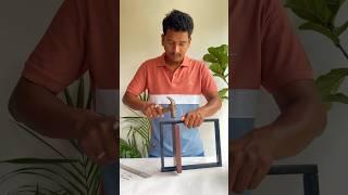 DIY Wooden Wall Decor Frame #diydecor #youtubeshorts #youtubepartner #shorts #diy @diybyjeet