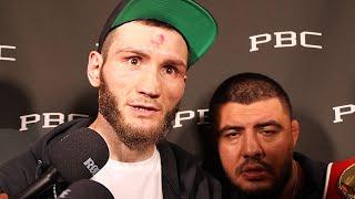 Bakhram Murtazaliev CALLS OUT Crawford & Charlo after Tim Tsyzu TKO win!