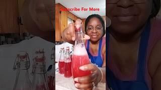 Pineapple Hibiscus Soda ASMR #asmr #homemade #diy #recipe #viral #like #shorts #fyp #fruit #drink